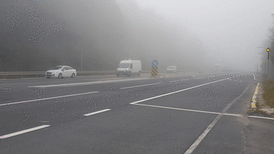 Bolu Dağı'nda yoğun sis ulaşımı etkiledi