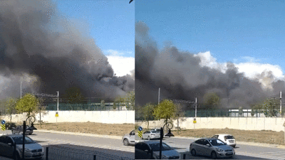 Tuzla'da fabrika yangını