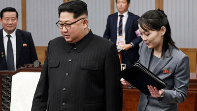 Yanından bir an olsun ayırmıyordu! Kuzey Kore'nin 'Tosun Paşa'sından kız kardeşine kritik görev