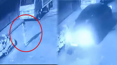 Küçük kıza otomobil çarptı