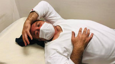 Pençe darbelerinden böyle kurtuldu