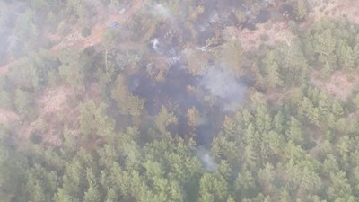 Muğla'da orman yangını (02 Ekim 2021)