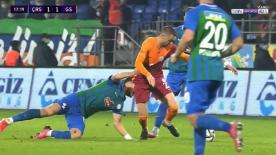 Rize’de hakem skandalı. Galatasaray’ı ince ince yediler