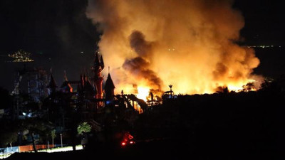 Bodrum'da otel yangını