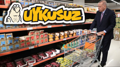 Erdoğan'ın market alışverişi Uykusuz Dergisi'nin kapağında
