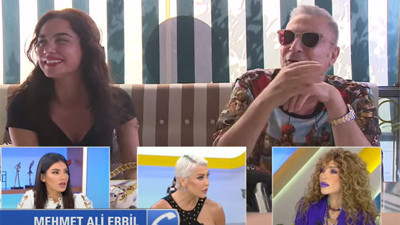 Mehmet Ali Erbil “sana belden aşağı çok iyi vururum” dedi! Deniz Akkaya canlı yayında çıldırdı