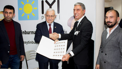 İYİ Partili Hayrattin Nuhoğlu Zeytinburnu'nda