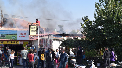 Konya'da yangın paniği