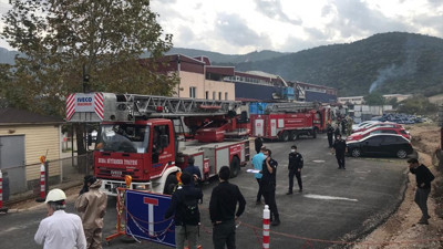 Bursa'da kimya fabrikasında patlama!