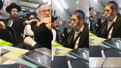 Bunlar da Yahudilerin yobazları. Akıllı telefon satan mağazayı bastılar