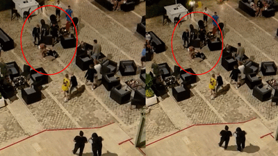 Antalya'daki otelde Rus ve İngilizlerin kız kavgası. Yumruğu atan yere devrildi