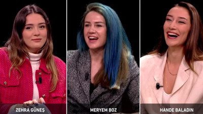 Hande Baladın, Meryem Boz ve Zehra Güneş tuttukları takımı canlı yayında açıkladılar