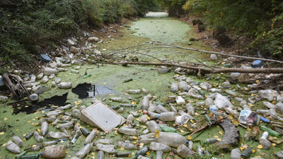 Bayır Deresi can çekişiyor