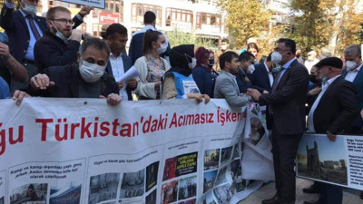 İYİ Partililer Çin'in Uygur Türklerine uyguladığı soykırımı kınadı