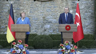 Merkel ve Erdoğan'dan ortak açıklama. Erdoğan: Türkiye'de yargı bağımsızdır