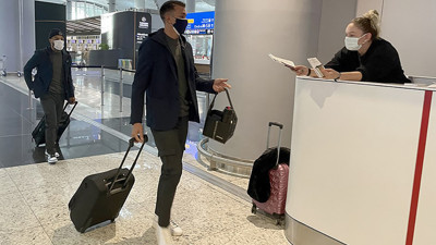 Galatasaray kafilesi Rusya'ya gitti