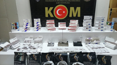Samsun'da kaçak tütün operasyonu