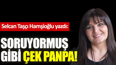 Soruyormuş gibi çek panpa!