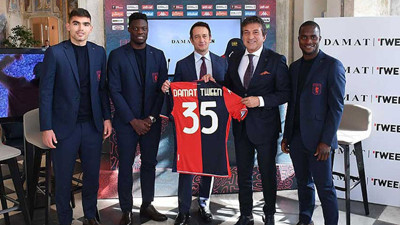 Damat, İtalya'nın köklü kulübünün sponsoru oldu