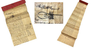 Fatih Sultan Mehmet tuğralı vakfiyenin satışı Türkiye'nin girişimiyle durduruldu