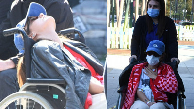 Ünlü oyuncunun tekerlekli sandalyede görüntüleri ortaya çıktı