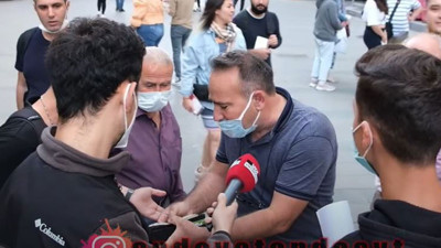 Ekonomiyi döviz dolu cüzdanı ile savunan gurbetçi ''bu kadar da olmaz'' dedirtti. Dert yanan gençlere hakaret etti