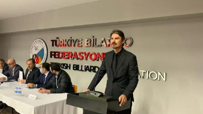 Ersan Ercan yeniden Bilardo Federasyonu başkanlığına seçildi