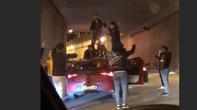 Eğlence olsun diye tüneli kapattılar