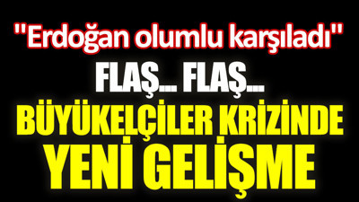 Son dakika... Büyükelçilerden geri adım geldi, Erdoğan olumlu karşıladı