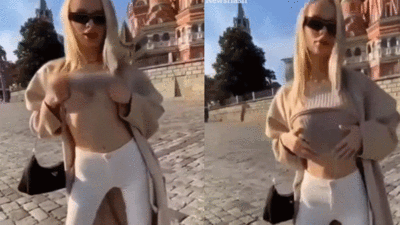 OnlyFans fenomeninden kilise önünde şoke eden hareket