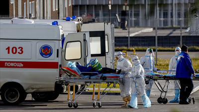 Rusya'da korona virüs kaynaklı can kaybı 232 bini geçti