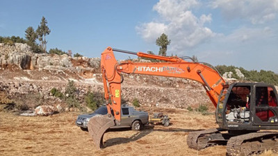 Sit alanı içerisinde kaçak kazı yapanlar suçüstü yakalandı