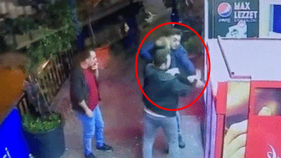 Silahlı saldırgan neye uğradığını şaşırdı