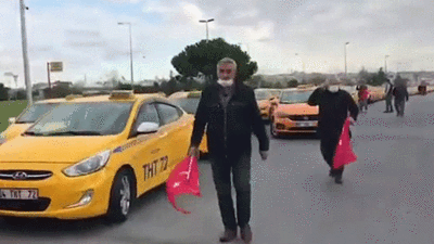 Plaka ağalığını sona erdirecek İBB'nin yeni taksi projesi protesto edildi