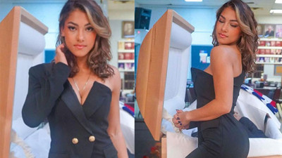 Ünlü fenomen Jayne Rivera babasının tabutu başında poz üstüne poz verdi!