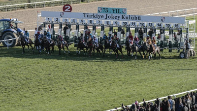 At yarışında büyük heyecan