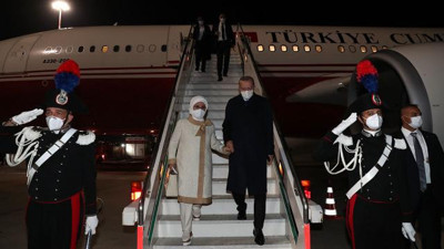 Cumhurbaşkanı Erdoğan İtalya'da