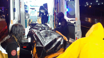 Kayganlaşan yolda kaza: 2 ölü