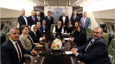 Glasgow'a gitmekten vazgeçen Cumhurbaşkanı Erdoğan, sebebini uçakta açıkladı