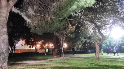 Şişli'de çadırda gaz sıkışması sonucu patlama