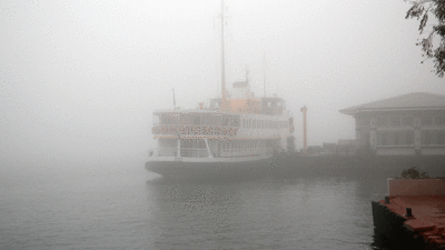Meteoroloji sis ve pusa karşı dikkatli olun diyerek uyardı. İstanbul'u tamamen kaplayacak