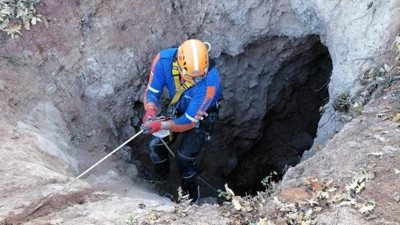 Define için girdiği kuyuda bayıldı
