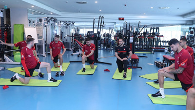A Milli Futbol Takımı, Cebelitarık ve Karadağ maçlarının hazırlıklarını sürdürdü