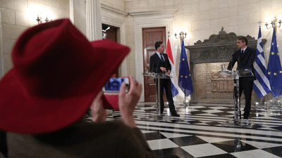 Yunanistan Başkanı'nın zor anları