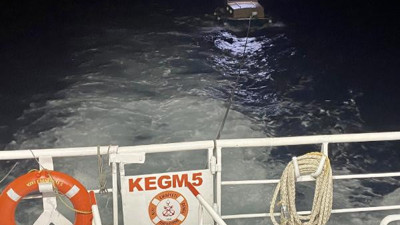 Beykoz açıklarında 2 tekne çarpıştı