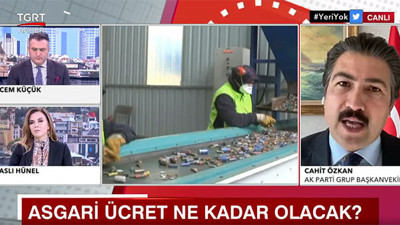AKP'li Cahit Özkan canlı yayında asgari ücrete yapılacak zammı ağzından kaçırdı! Milyonlarca çalışan merakla bekliyordu