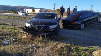 Meral Akşener'in konvoyunda kaza