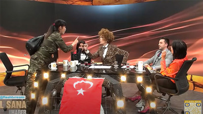 Nihat Doğan Kürtçülük yaptı Flash TV'de stüdyo karıştı! Tuğba Ekinci'yi kimse durduramadı