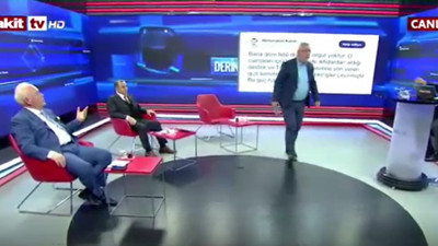Akit TV’de bir anda ortalık karıştı: Yayını terk etti