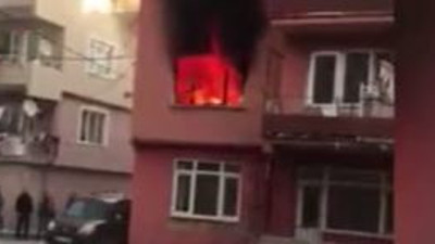 Daire cayır cayır yandı